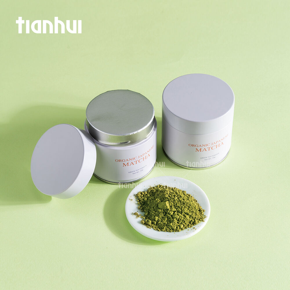 Boîtes à épices étanches Tianhui — Boîtes miniatures étanches à l’humidité, adaptées aux denrées alimentaires, pour matcha, de 30 g et 50 g