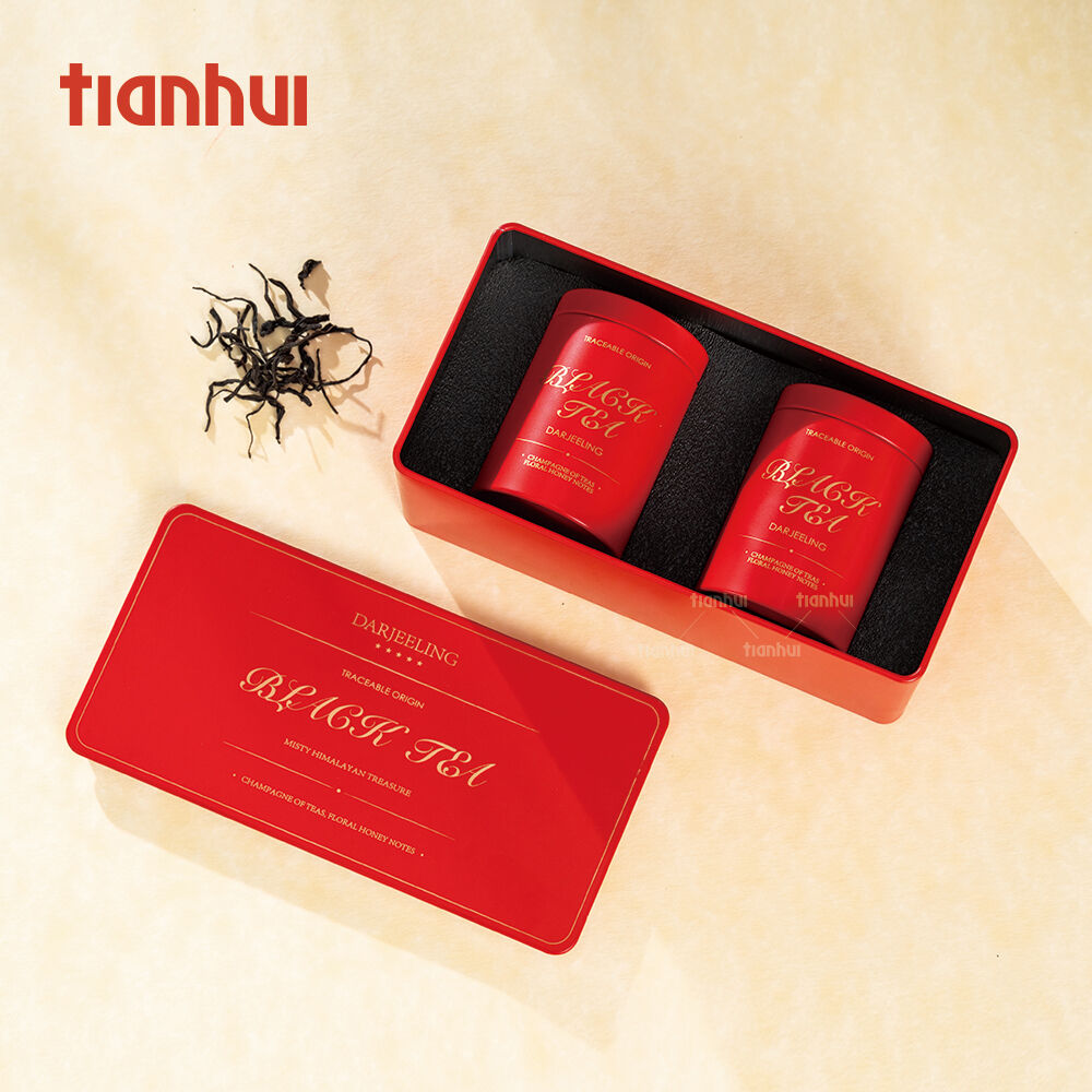 Mga Pasadyang Maliit na Kahon na Tanso ng Tianhui para sa Regalo ng Tsaa ng Herbal at Tsaa para sa Kalusugan