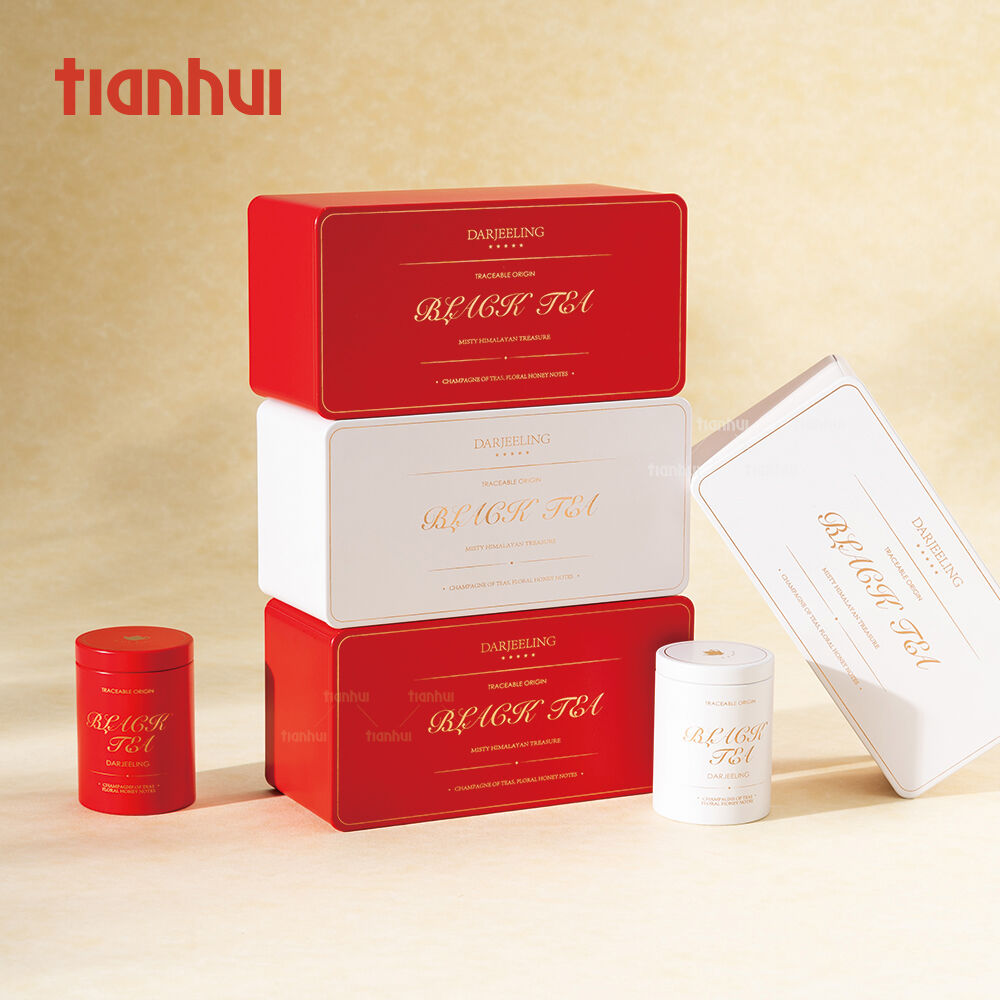 Mga Pasadyang Maliit na Kahon na Tanso ng Tianhui para sa Regalo ng Tsaa ng Herbal at Tsaa para sa Kalusugan