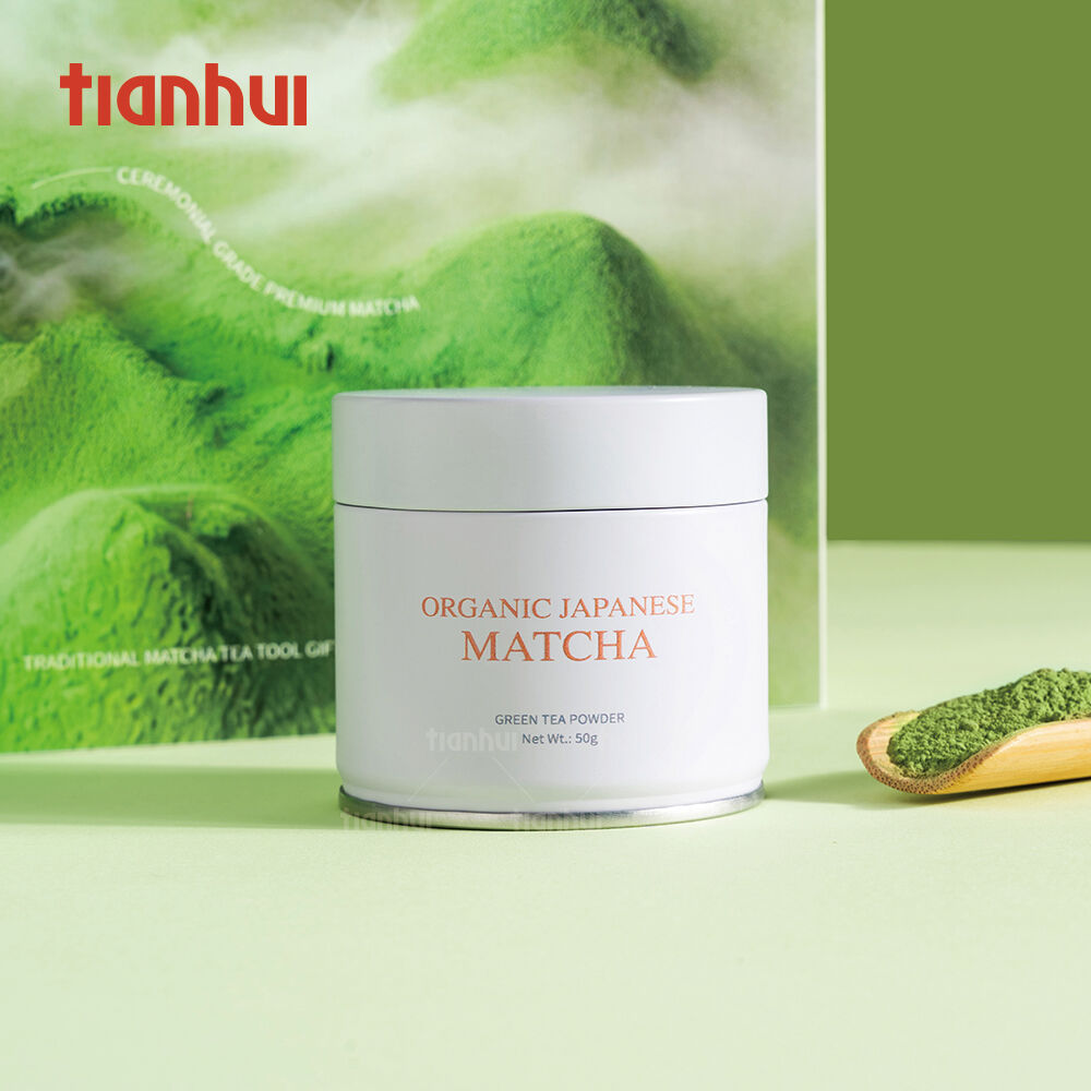 Boîtes hermétiques Tianhui pour épices – Boîtes miniatures personnalisées, conformes aux normes alimentaires et étanches à l'humidité, pour matcha (30 g, 50 g)