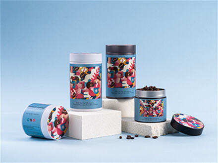 तुरुन्तै कफी ब्राण्डहरूका लागि डिजाइन गरिएको कस्टम वायुरोधी टिनको डिब्बा