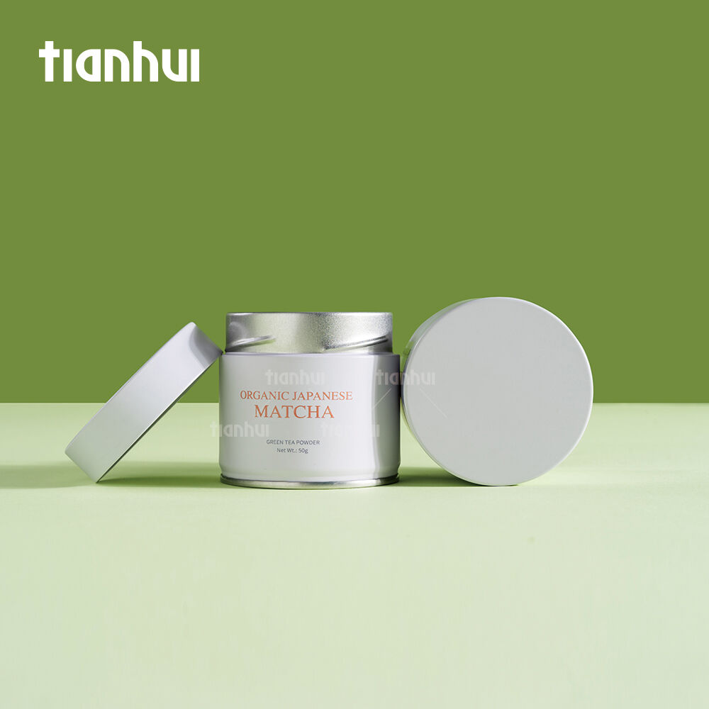 Boîtes à épices étanches Tianhui — Boîtes miniatures étanches à l’humidité, adaptées aux denrées alimentaires, pour matcha, de 30 g et 50 g