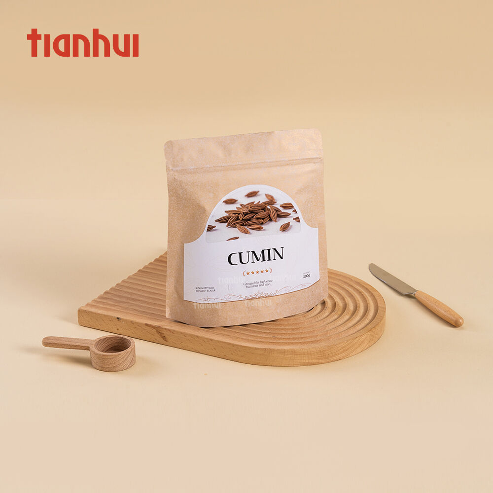 Tianhui Stand up Pouch Wholesale Aluminium Foil Cotton Paper Tea Bags for Loose Spices Herbs Infusions Fillable