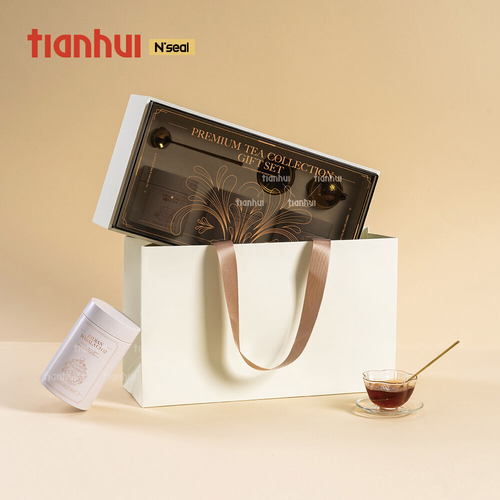 Tianhui Коробка с окном Pro с акриловой крышкой, упаковка премиум-класса из бумаги