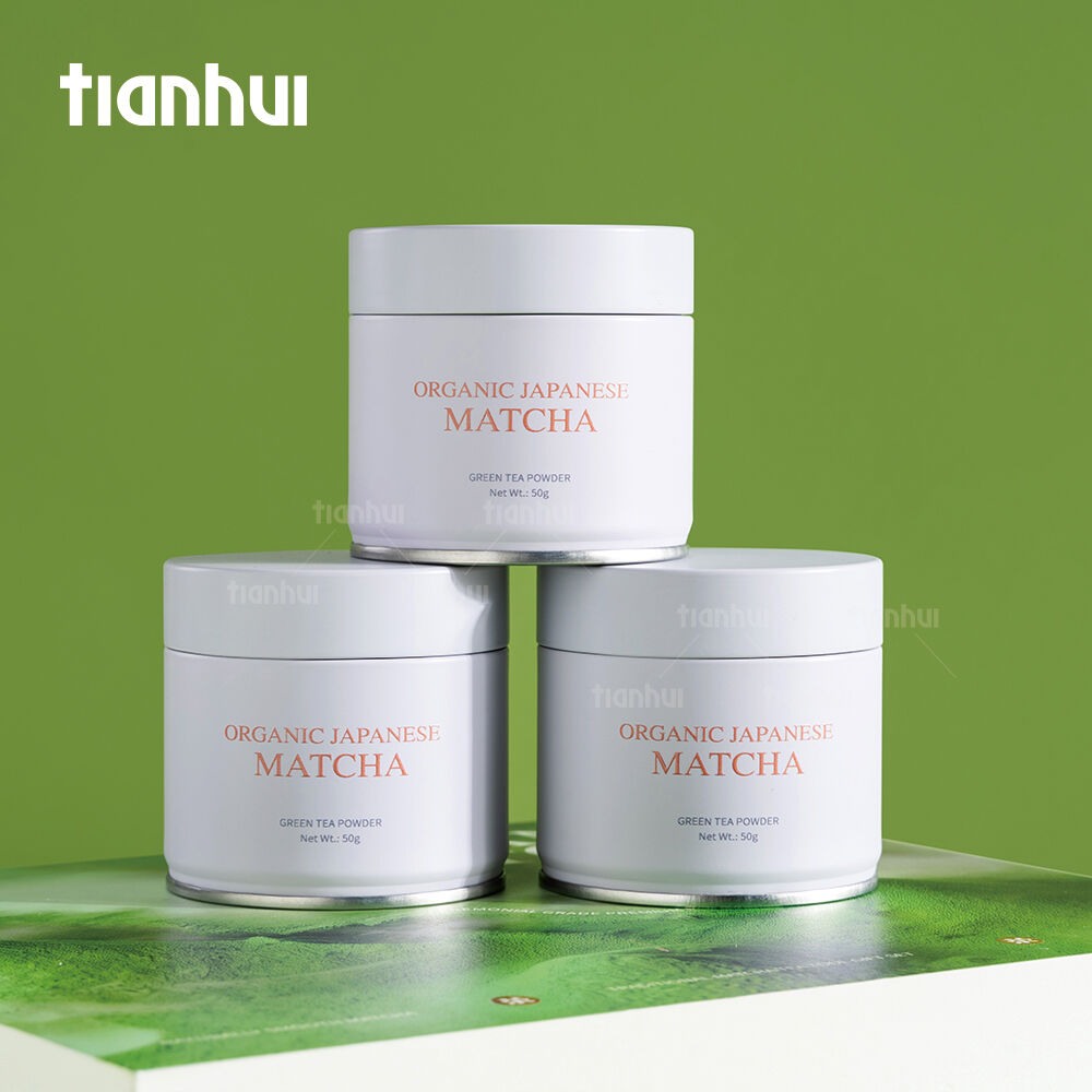 Boîtes à épices étanches Tianhui — Boîtes miniatures étanches à l’humidité, adaptées aux denrées alimentaires, pour matcha, de 30 g et 50 g