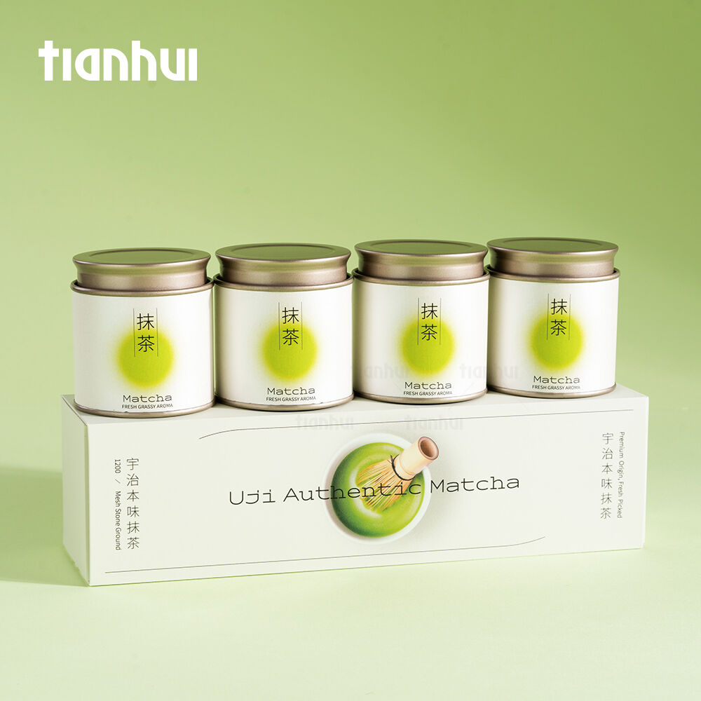 Kutia e Thjeshtë të Përkulshme me Zipper të Tianhui për Paketimin e Dhuratës së Setit të Matchas