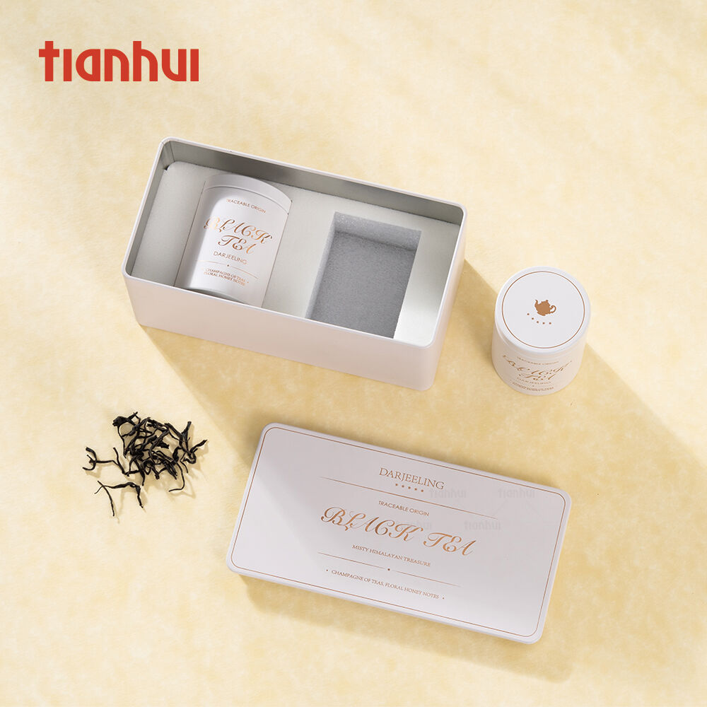Mga Pasadyang Maliit na Kahon na Tanso ng Tianhui para sa Regalo ng Tsaa ng Herbal at Tsaa para sa Kalusugan