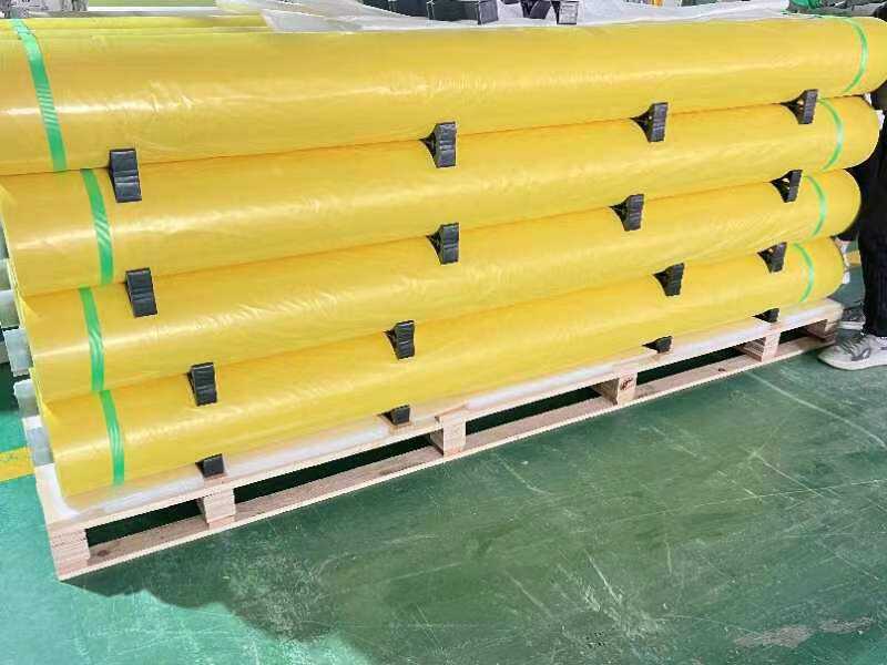 Yellow color cotton wrap film