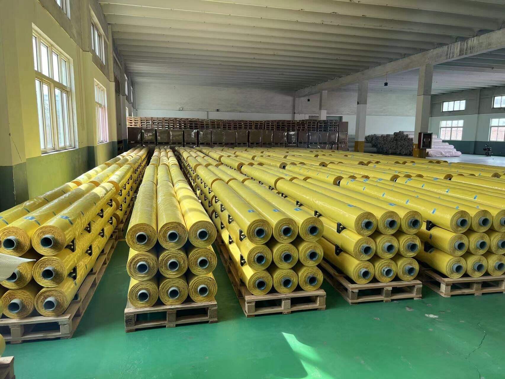 Yellow color cotton wrap film