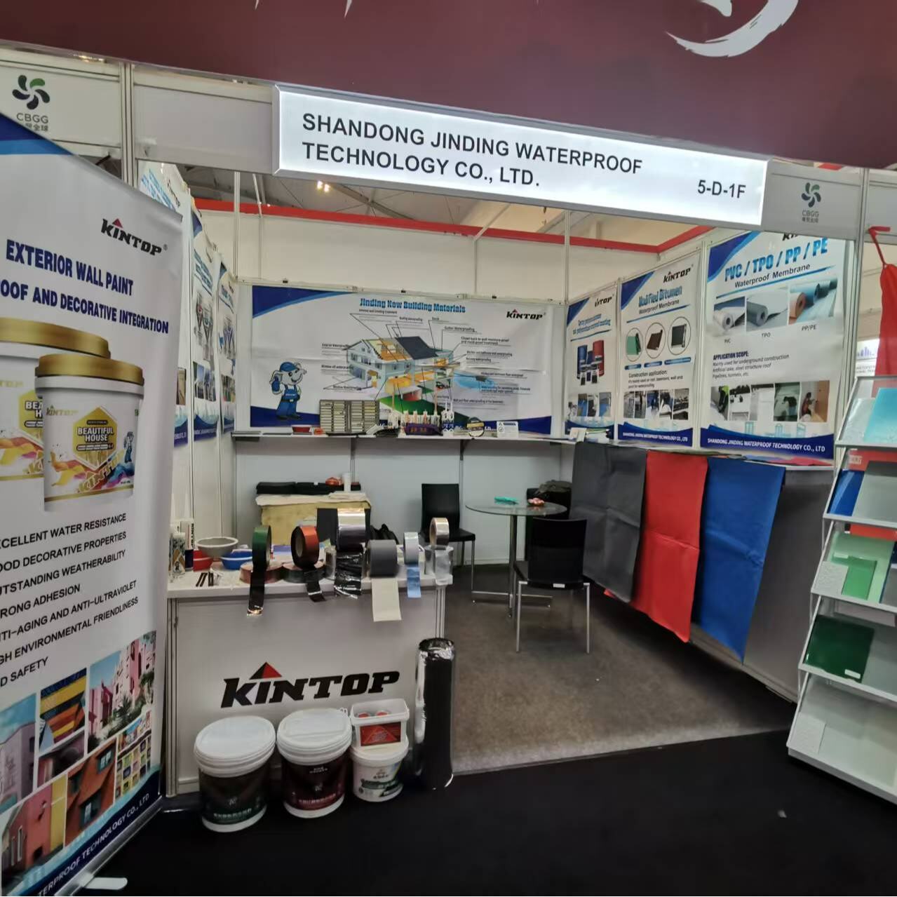 شركة شاندونغ جيندينغ لتكنولوجيا العزل المائي تعرض ابتكاراتها في معرض INDOBUILDTECH 2025