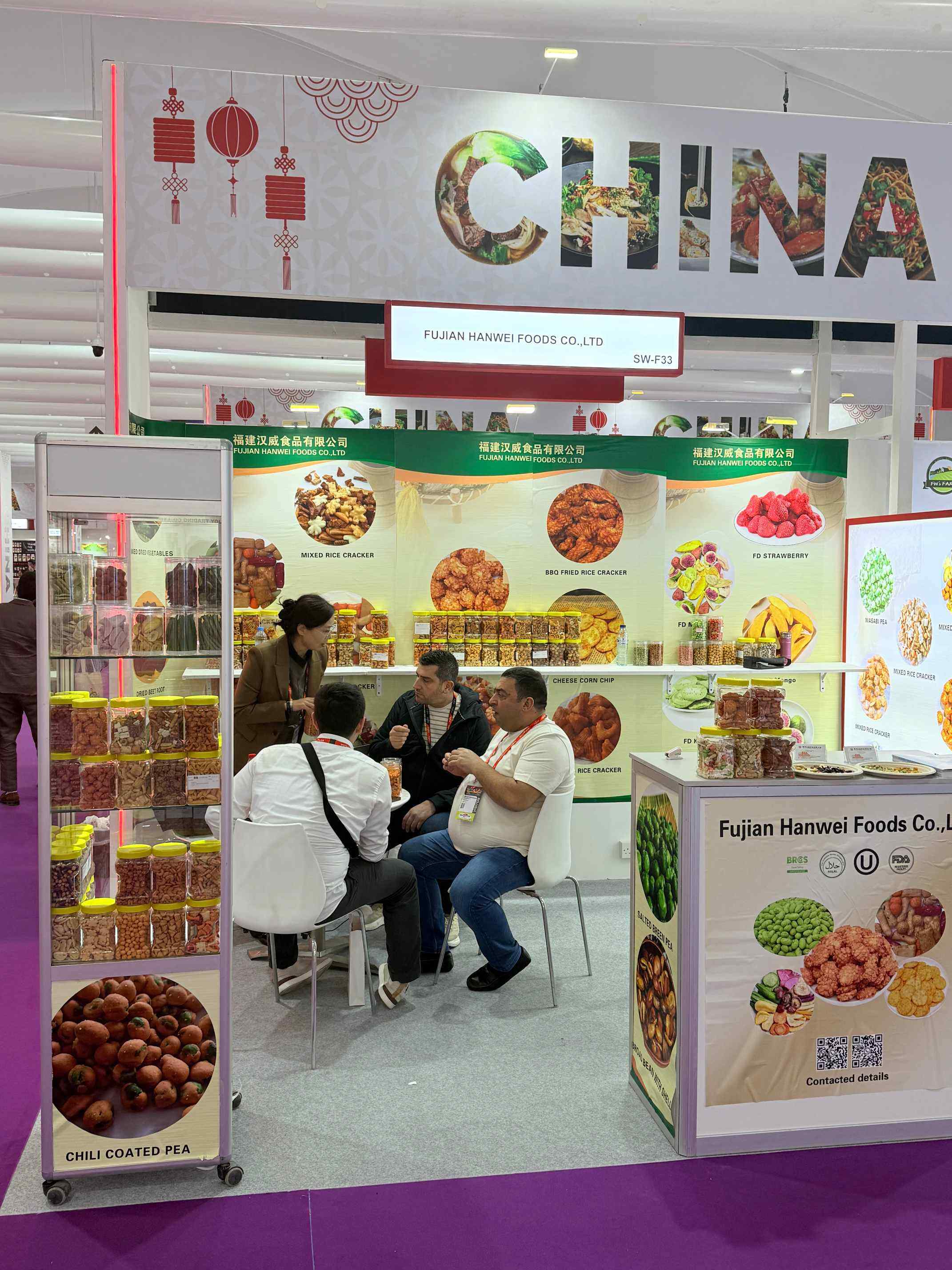 Fujian Hanwei Food Shines at Gulfood 2026 Dubai | New Snacks Launch-3