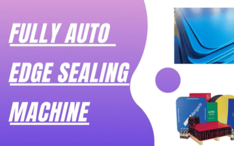 Plastic Corrugated Sheet Edge Sealing Machine for Layer Pad Dividers