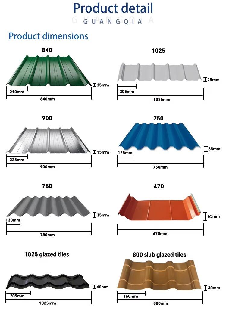 gi color coated corrugated steel roofing sheet-1