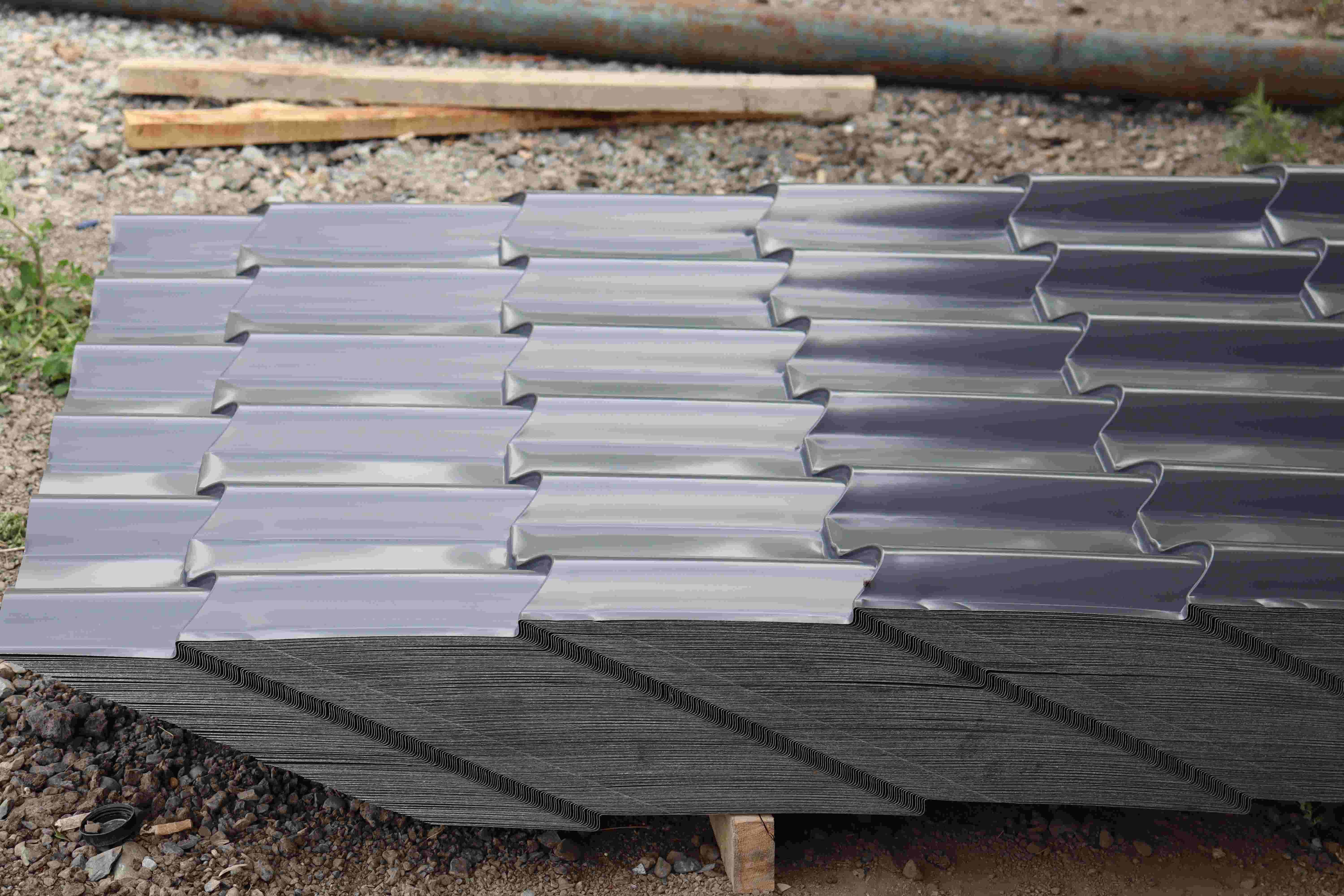 coloured metal sheets Roof tiles/galvanized steel sheet/ppgi/corrugated plastic roofing sheets/800 bamboo-joint tiles