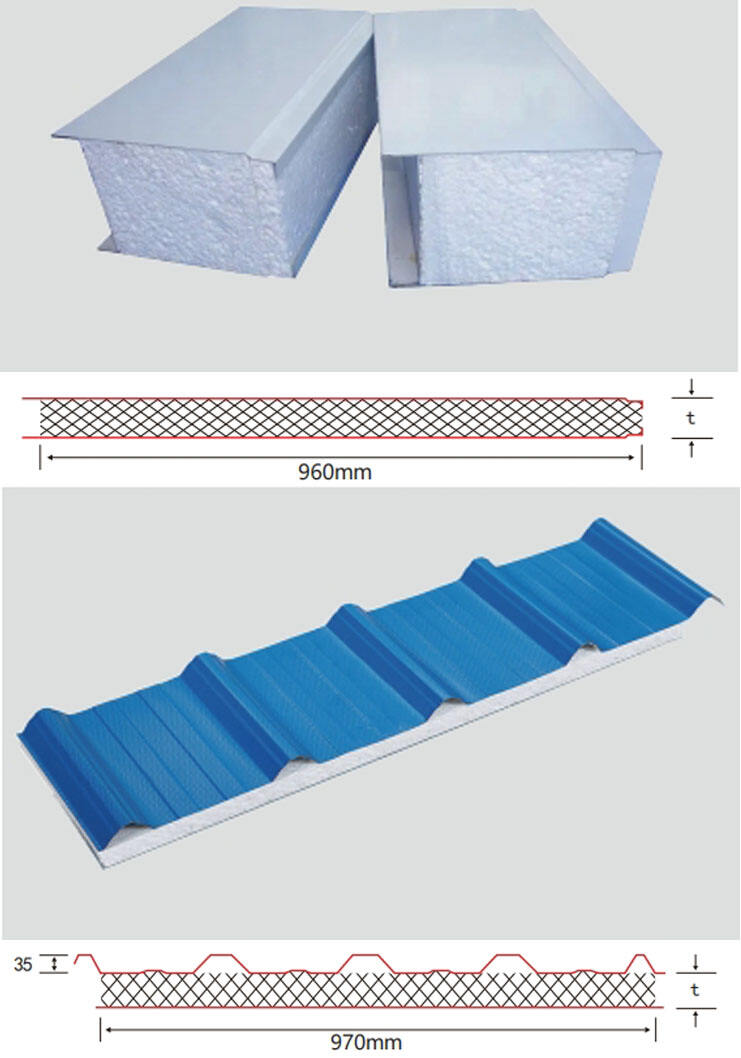 eps sandwich panel for roof and wall-1