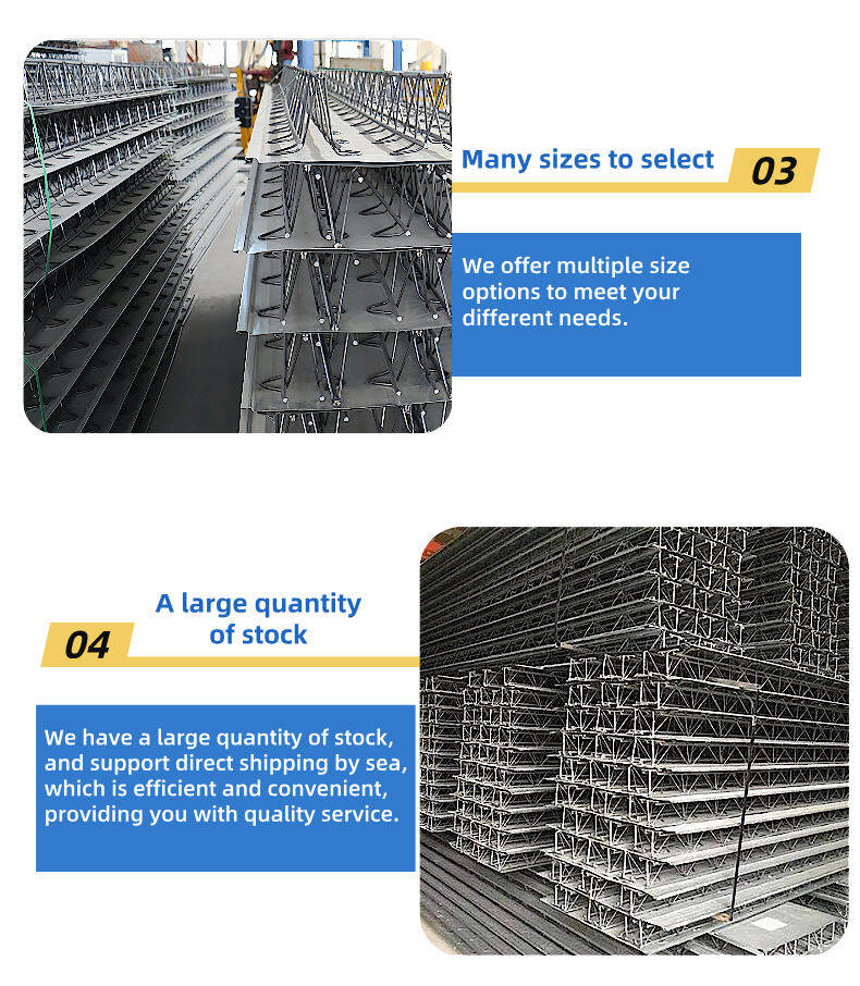 Pouring Reinforced Truss Steel Bars of Floor Support Plate. 70/90 Truss Beam Slab and Deck Plate. supplier