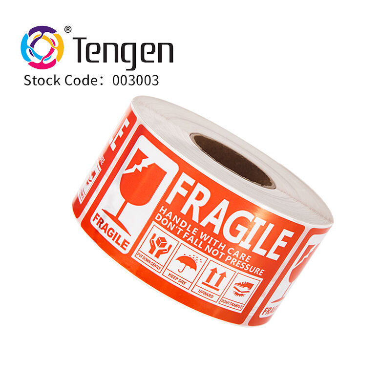 Adhesive Fragile Labels