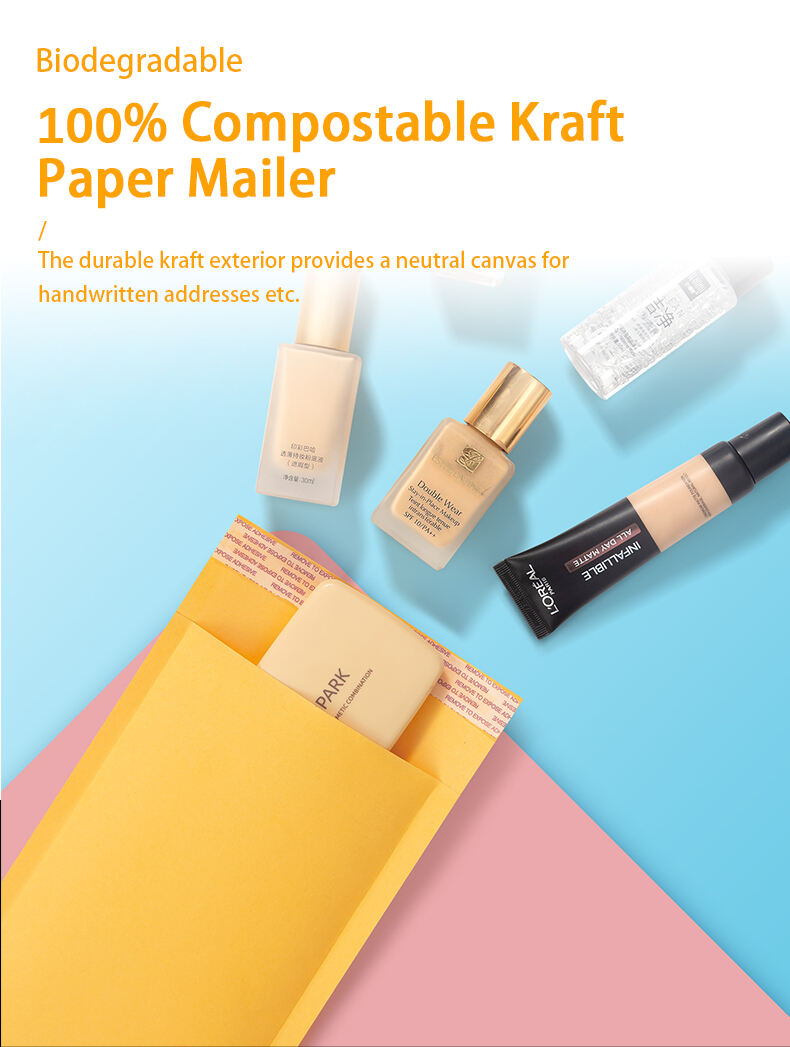 Compostable kraft padded mailers manufacture