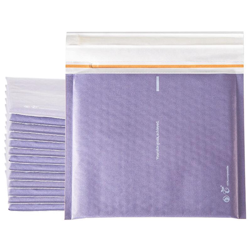 Purple Kraft Bubble Mailer