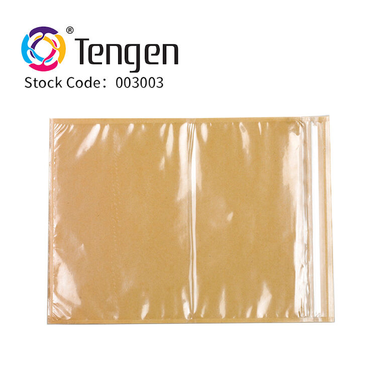 Clear Adhesive Top Loading Packing List