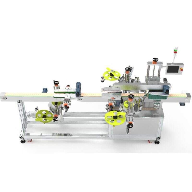 Front & back and bottom labeler