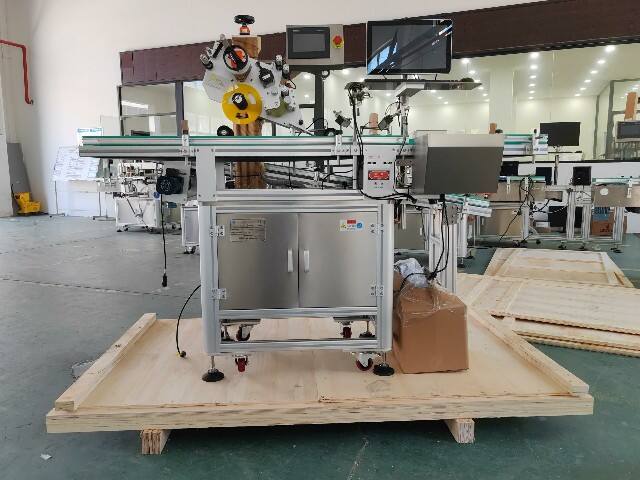 2025.6.30 USA Shipment | 1 Flat Surface Labeling Machine with Conveyor Dispatched