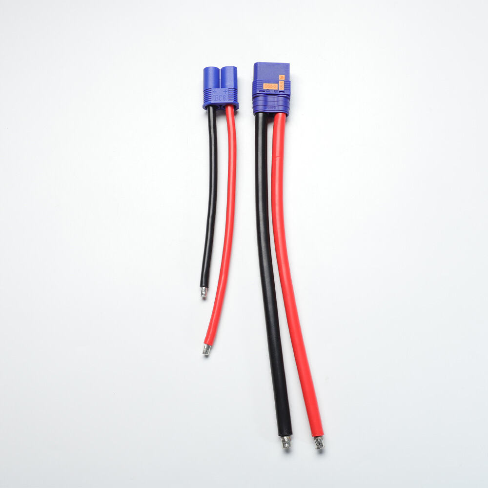 QS8-S Male Connector with Flexcible 6AWG Silicone Wire Battery Wire Harness