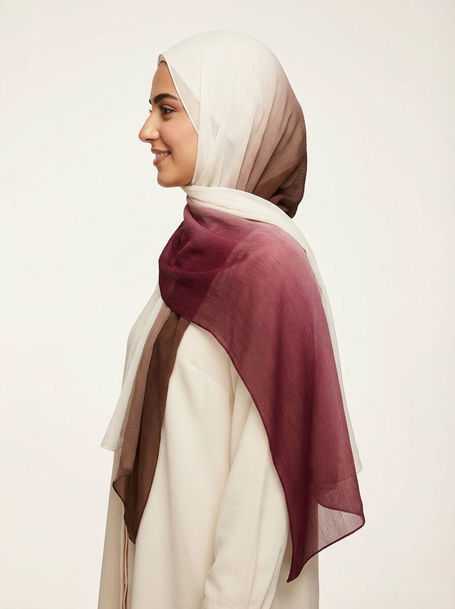 Printed Modal Hijab Gradient design