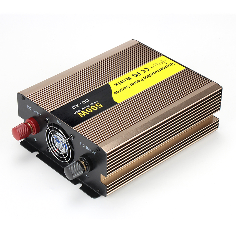 Powsmart 500w Serie Ren sinusbølgeinverter Med Oplader