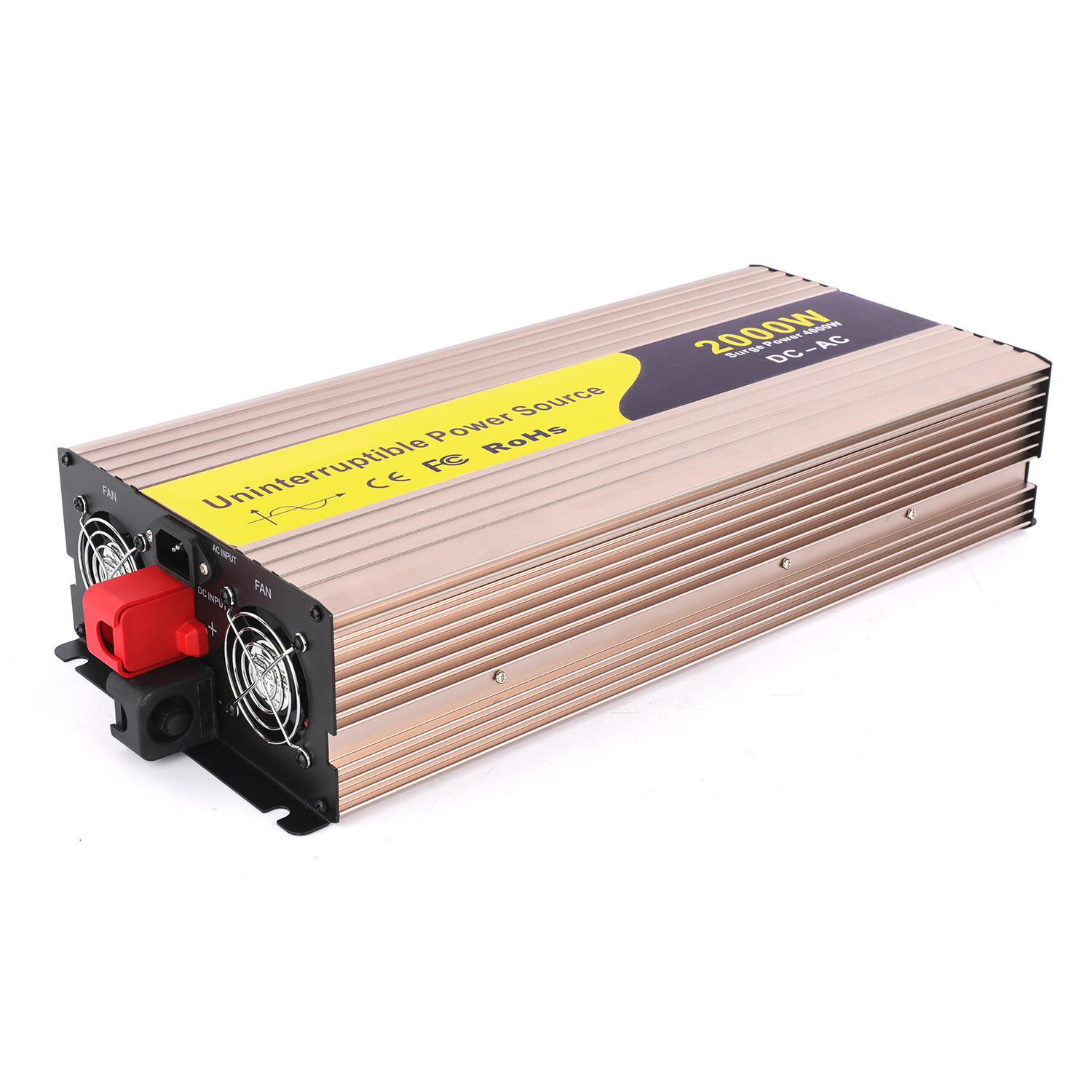 Powsmart 2000w Serie Ren Sinebølge Inverter Med Oplader