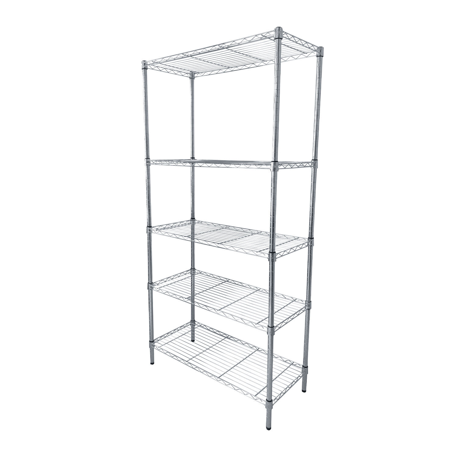 5-Tier Steel Wire Shelving Unit