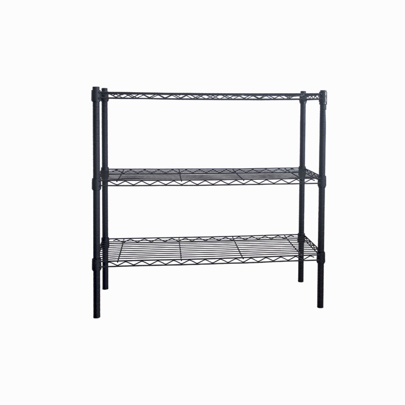 3-Tier Steel Wire Shelving Unit