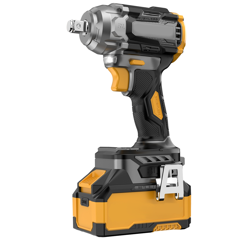 Chave de Impacto Sem Escovas RYNEX Compacta