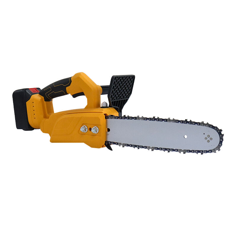 What safety features should I look for when choosing a cordless chainsaw?