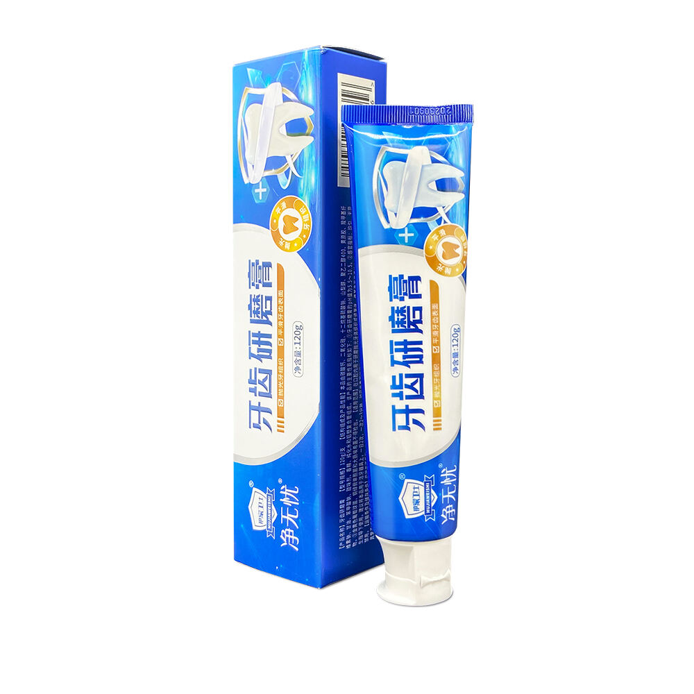 Hujaiweishi 120 g Dental Polishing Paste – Silica & Calcium Carbonate Formula, Ocean Mint Flavor for Stain & Plaque Removal