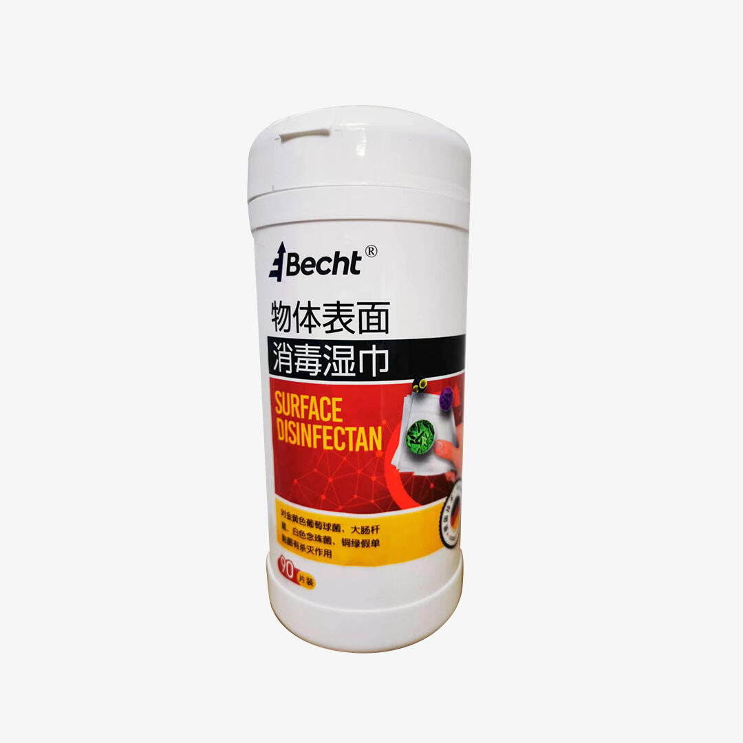 Becht Surface disinfection wipes for objects, 90 puffs