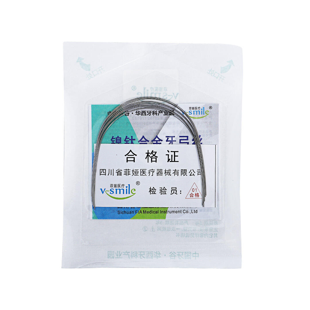 NiTi Superelastic Round Archwire (Squircle), 10×1, Pouch Packaged