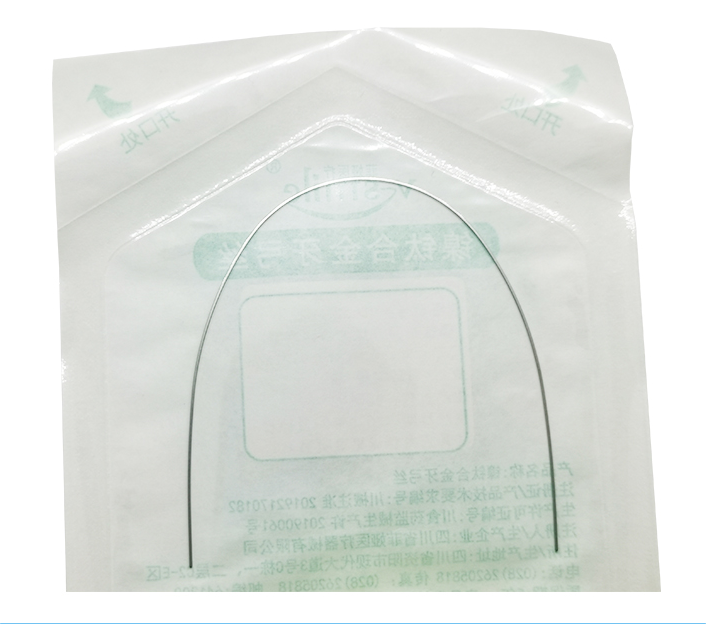 Chinese Dental Valley Feiya nickel titanium square wire bow (oval) boxed