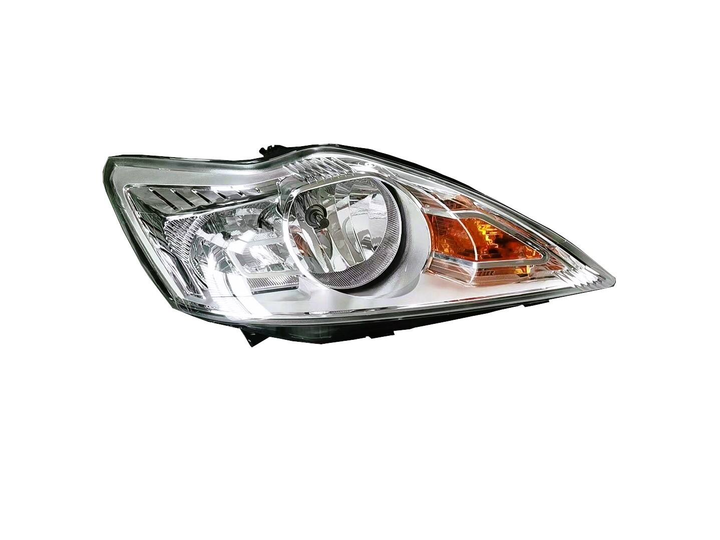 Headlight With White Black Bottom Board Fit for Ford focus 2009-2015