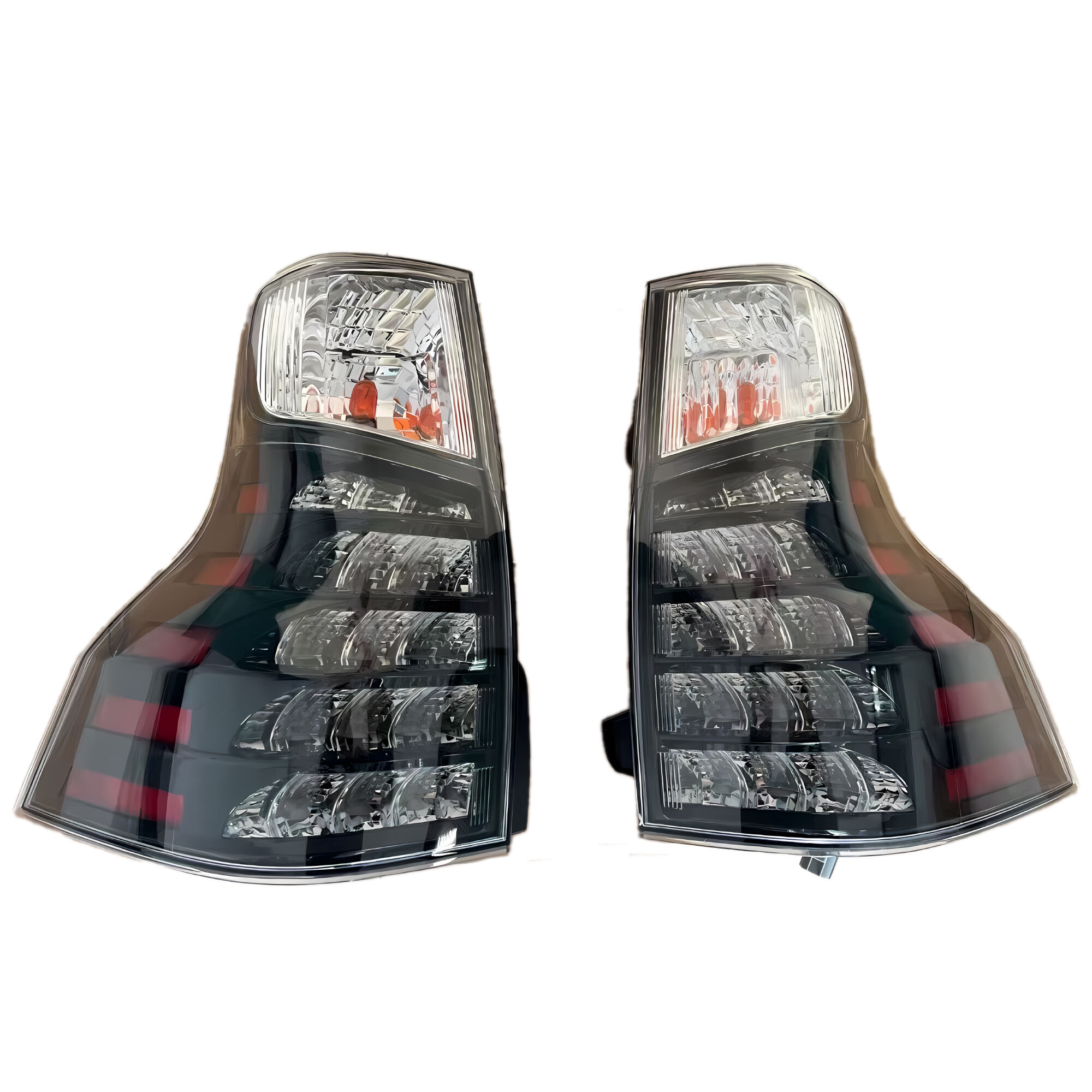 Tail Lamps Assembly Replacement fit for 2014, 2015, 2016, 2017, 2018, 2019, 2020, 2021 LEXUS GX460 SMOKE TAIL LIGHT