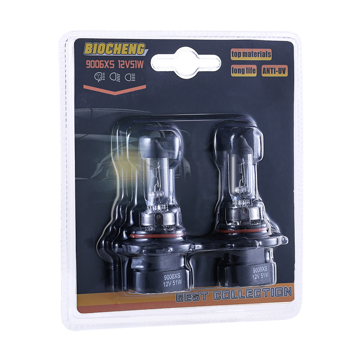 HB4A 9006XS Halogen Headlight Bulbs Long Life Clear Replacement Lamps