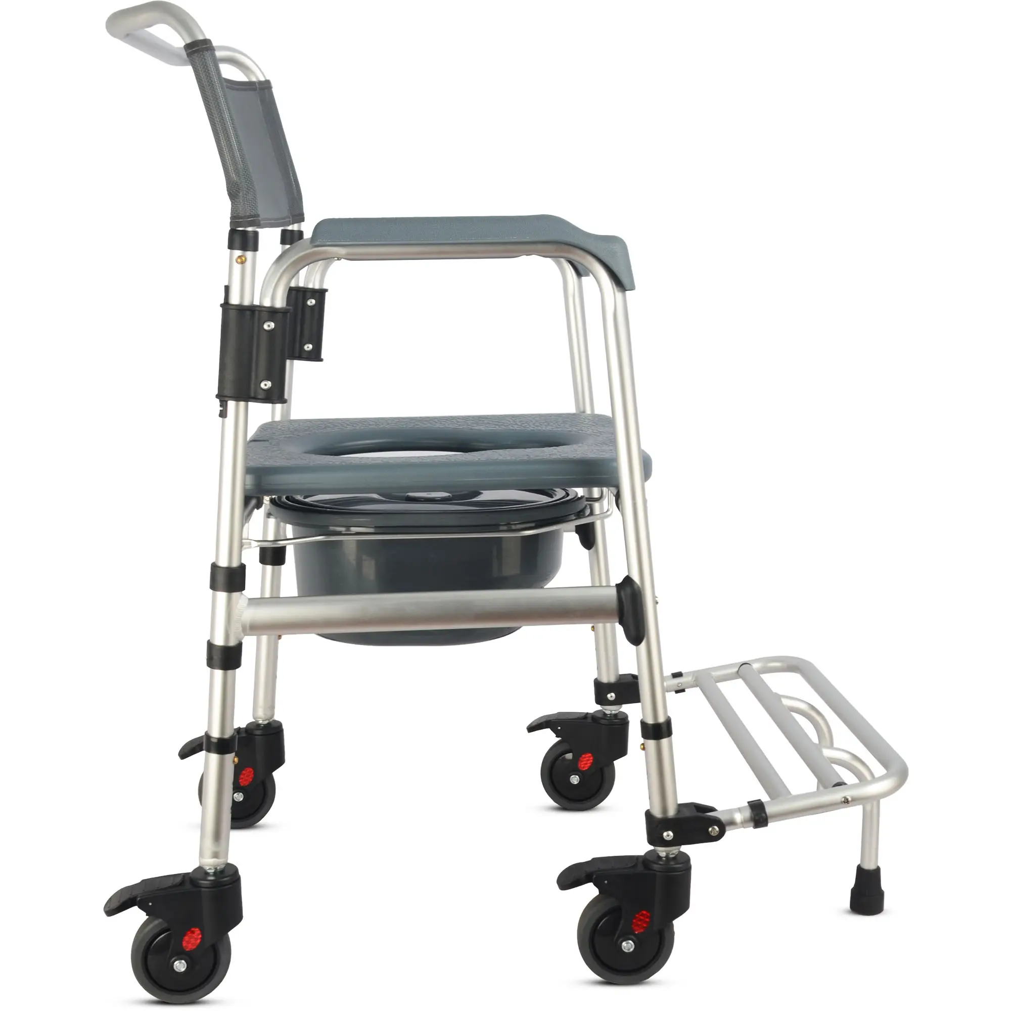 Why is a commode chair useful for elderly?