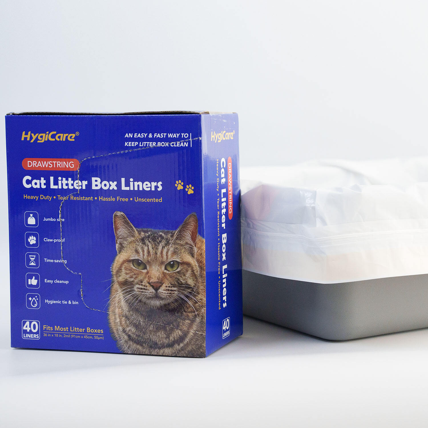 Experience Unmatched Hygiene with HygiCare Cat Liners for Litter Box