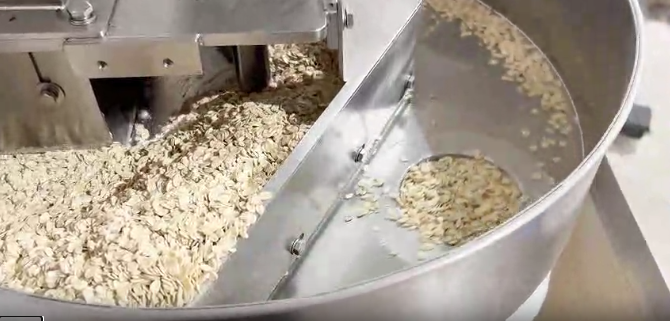 Weighing 350g of Oatmeal