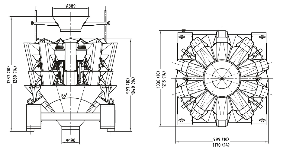 1.6L Multihead Weigher supplier