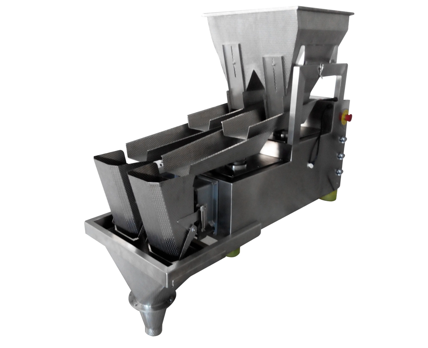 Enchedor Linear de Dupla Cabeça | Sistemas de Pesagem de Alta Precisão e Alta Velocidade