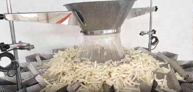 Weigh 200g of Rice Cake Strips