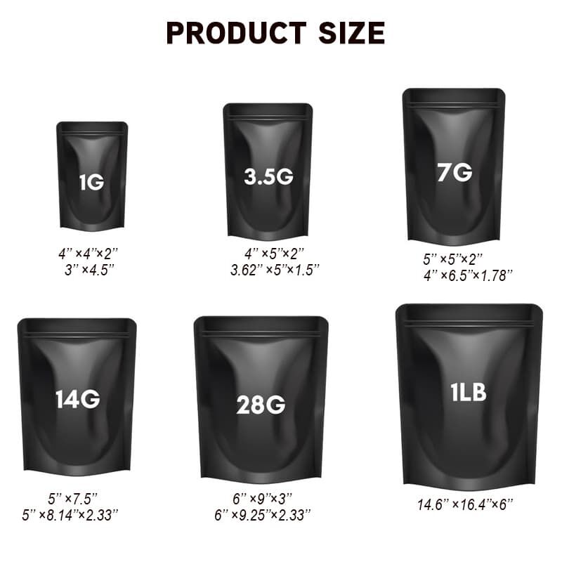 Kaffeposeemballage med ventil og lynlås Fladbundet gussetpose 1 kg kaffebønnepose Brugerdefinerede kaffeposer til engros