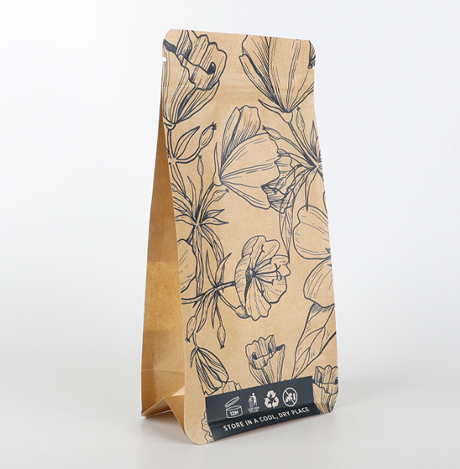 Como projetar um saquinho stand-up de papel kraft para ração de animais de estimação?