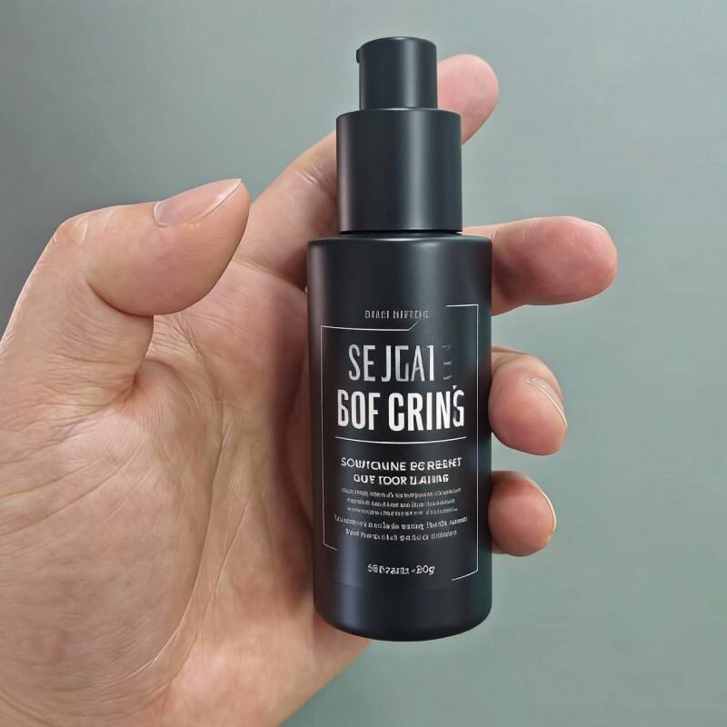 Премиальные черные флаконы для сыворотки для всех ваших упаковочных нужд